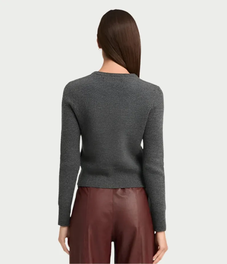 Baby Cardigan in Charcoal