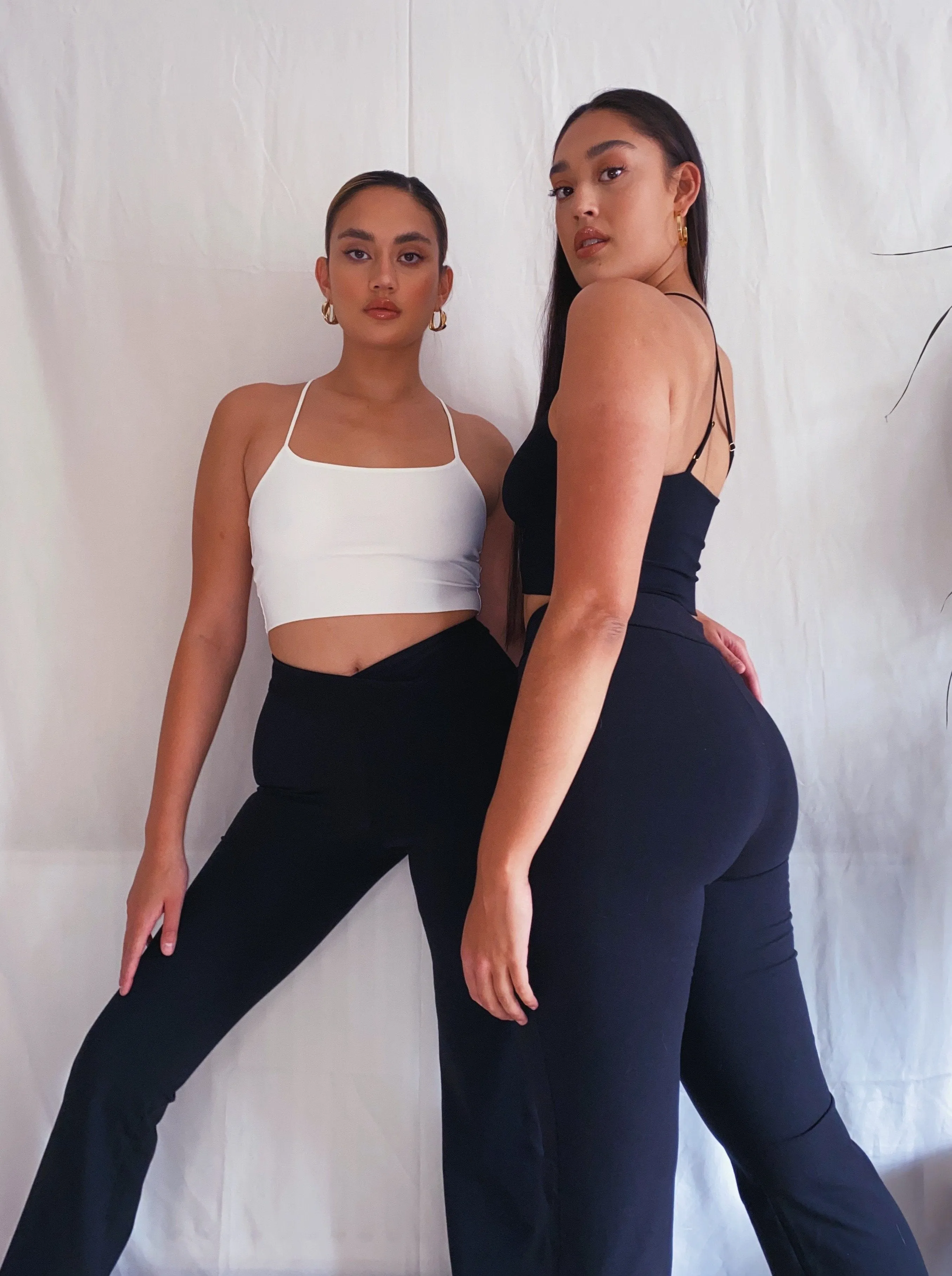 Bamboo Trousers with V-Front - Petite Length