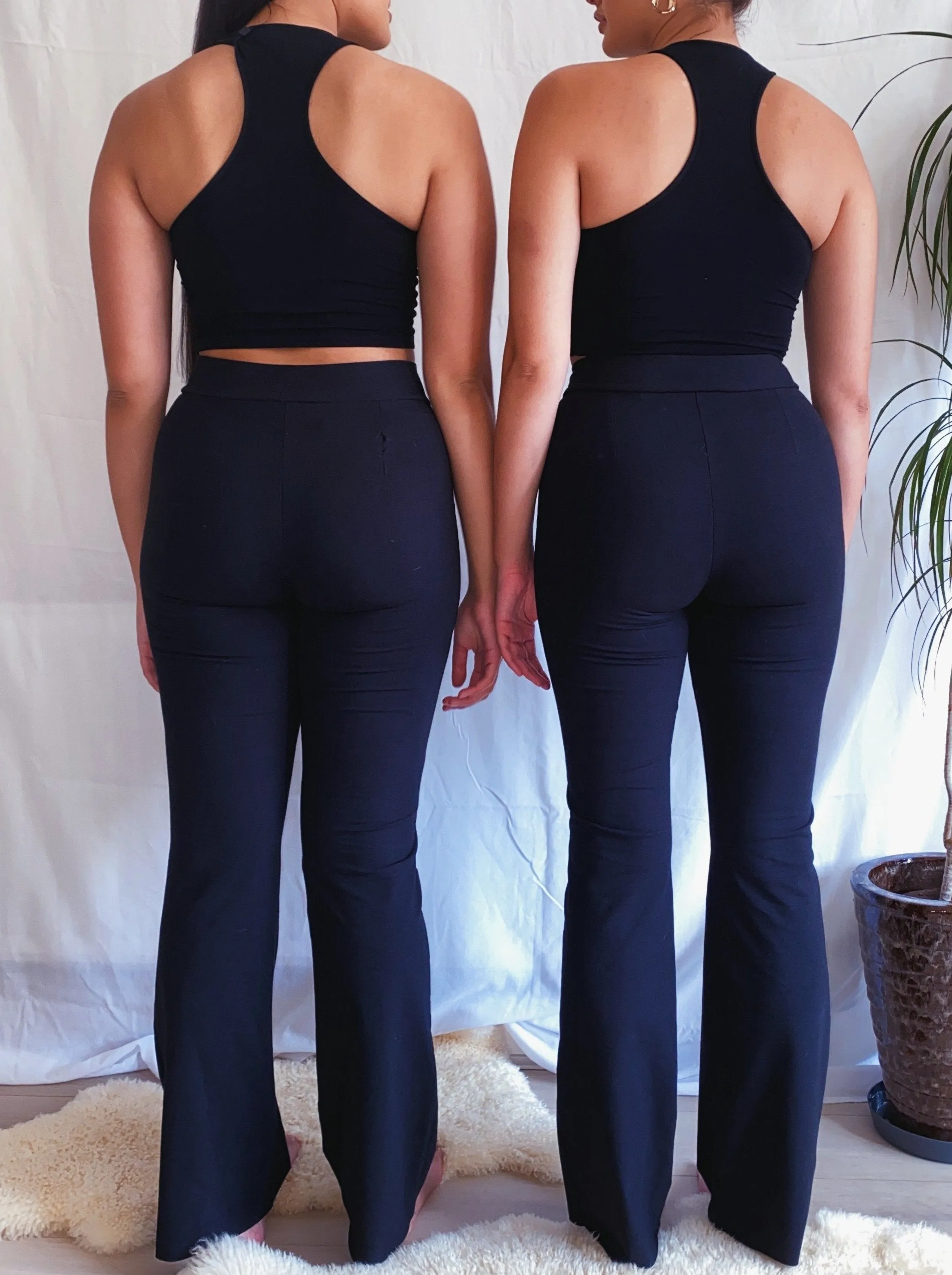 Bamboo Trousers with V-Front - Petite Length