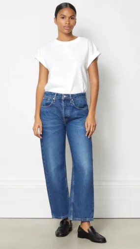 Boyfriend Jean in Indigo Wash with Button Fly by Albaray