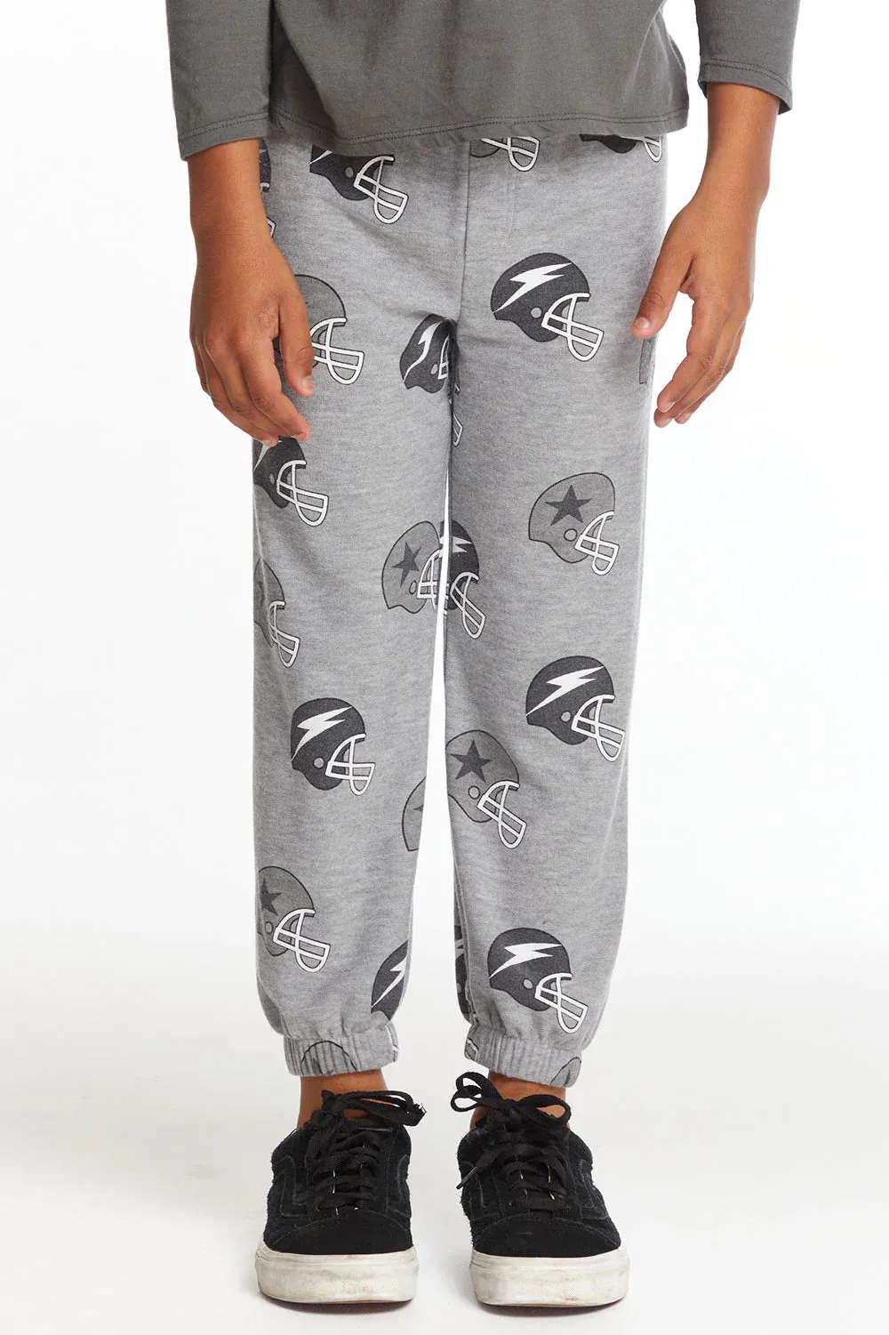 CHA Grey Football Helmets Sweatpants