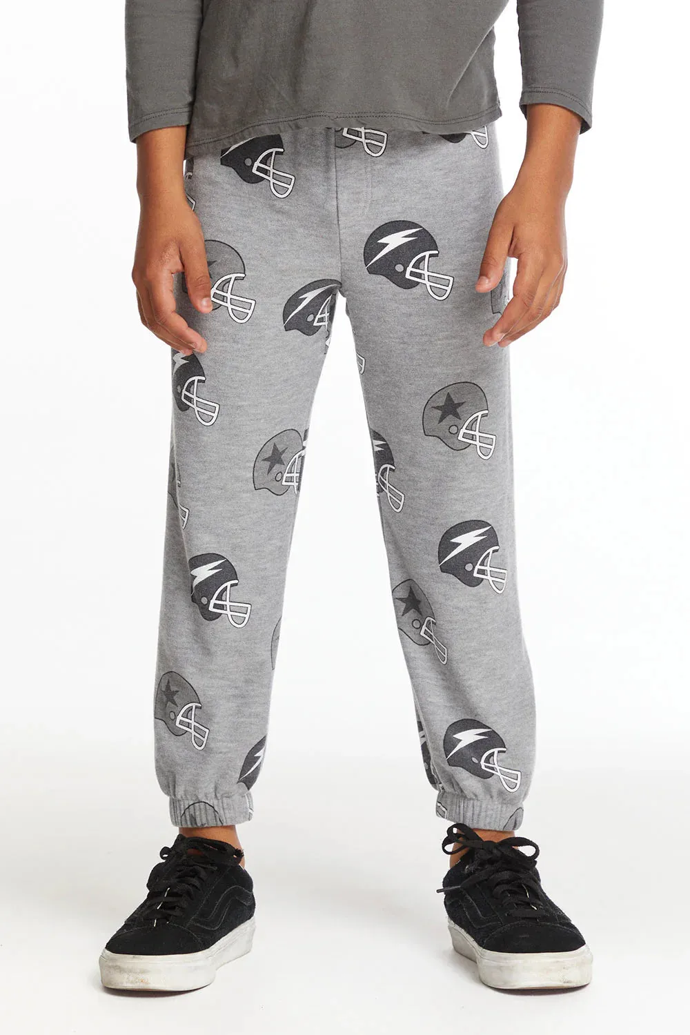 CHA Grey Football Helmets Sweatpants