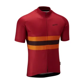 Chapeau! Tempo Hoop Stripe Jersey - Sangria