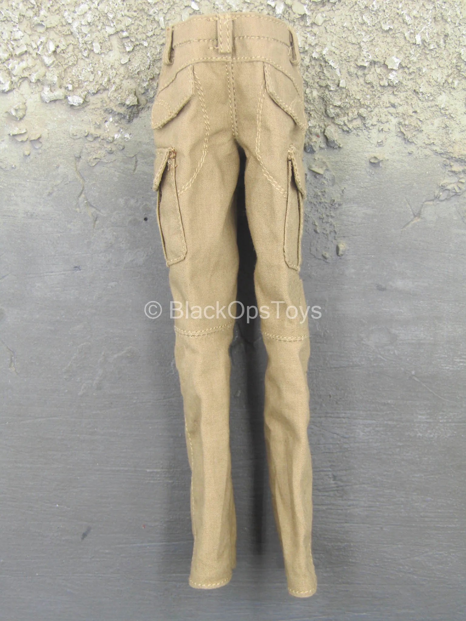 Jacket w/Fur-Like Collar & Brown Pants