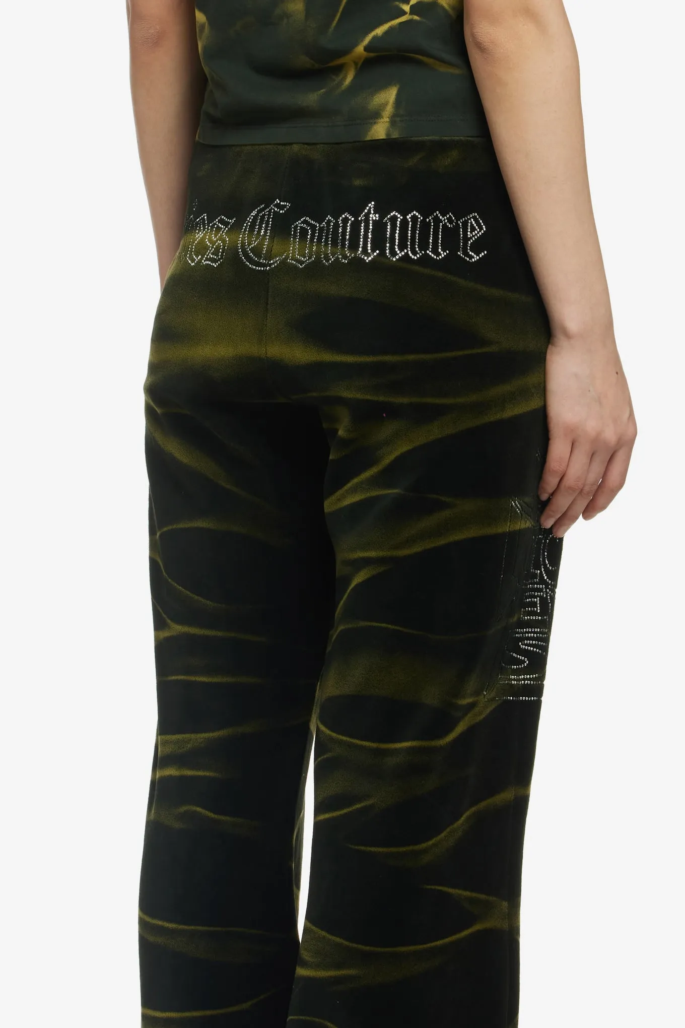 JUICY TIE DYE FLARED SWEATPANTS