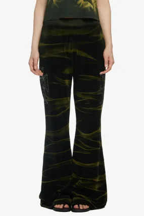 JUICY TIE DYE FLARED SWEATPANTS