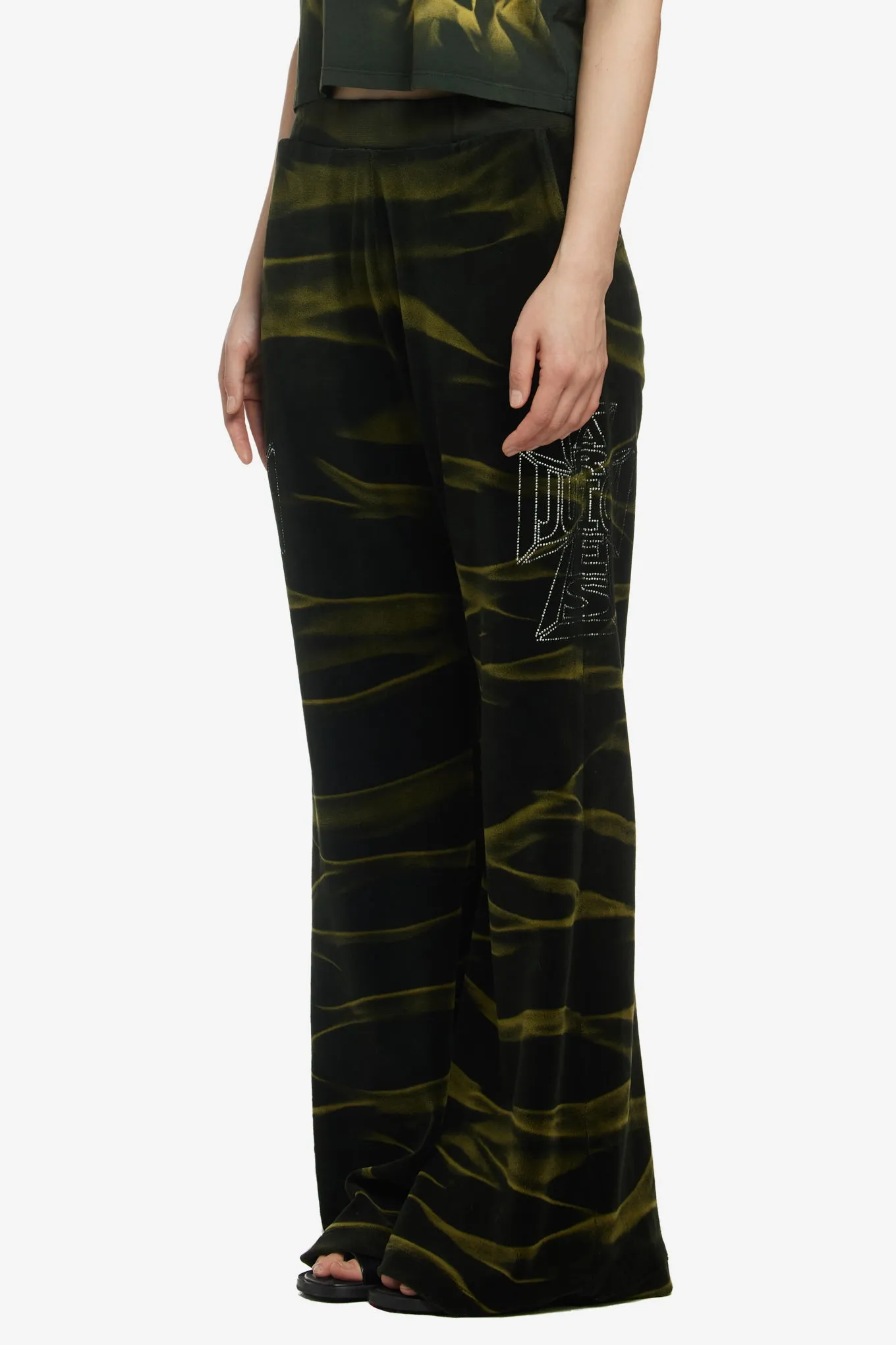 JUICY TIE DYE FLARED SWEATPANTS