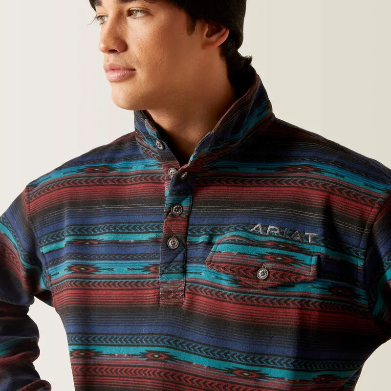Men's Cotton-Rich Mockneck Sweatshirt | 10046655