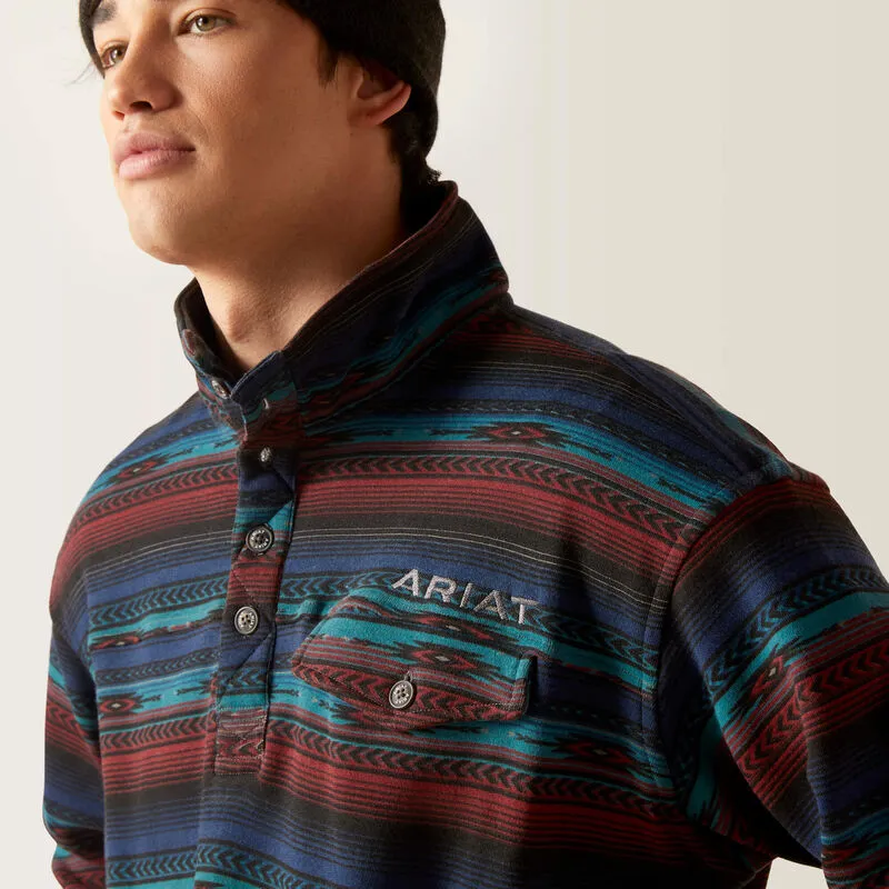 Men's Cotton-Rich Mockneck Sweatshirt | 10046655