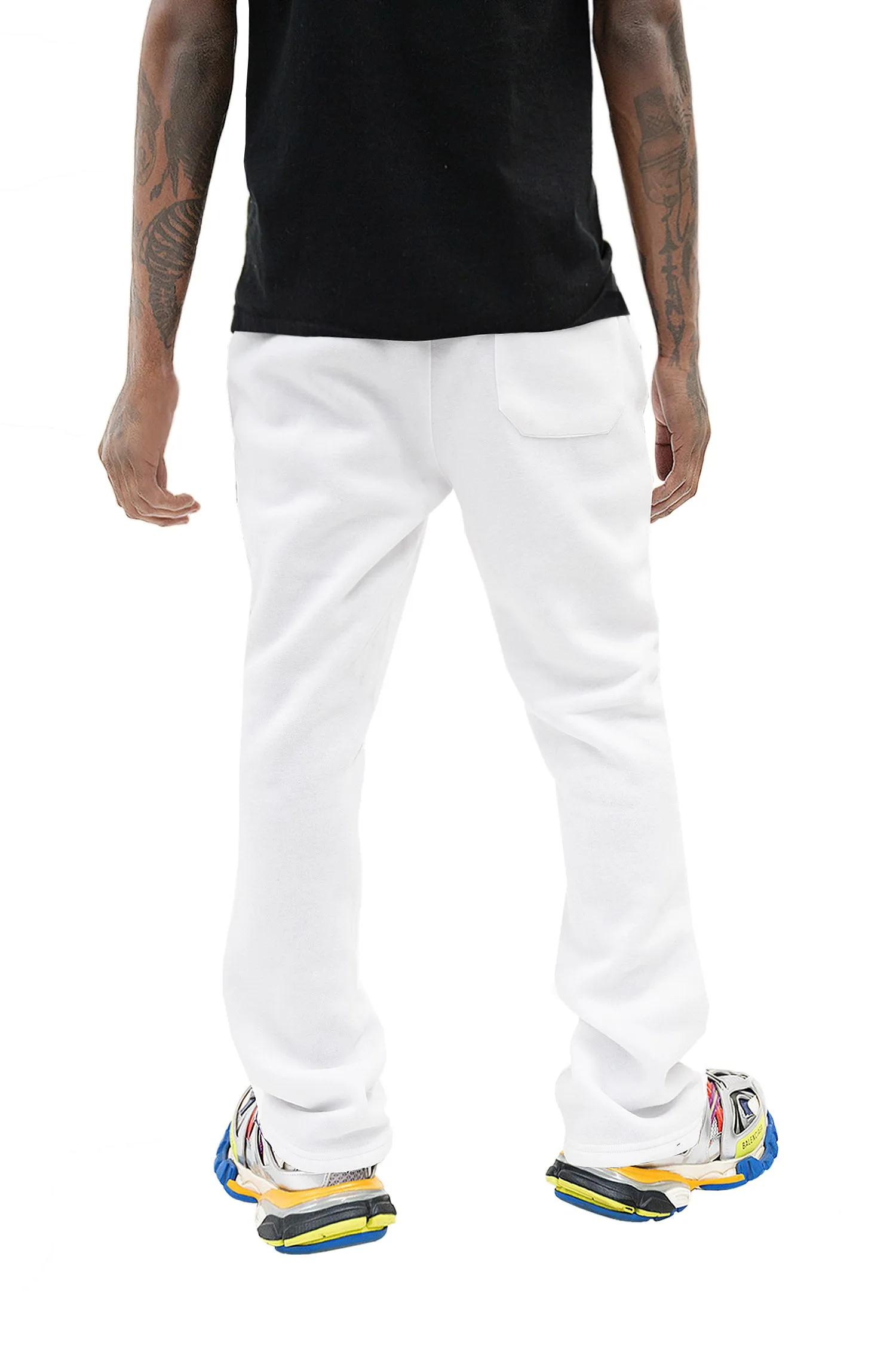 Men's Essential Flared Stacked Fleece Sweat Pants