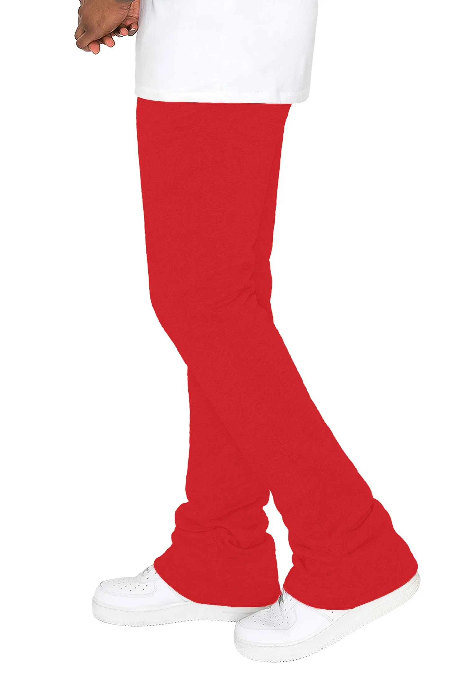 Men's Essential Flared Stacked Fleece Sweat Pants