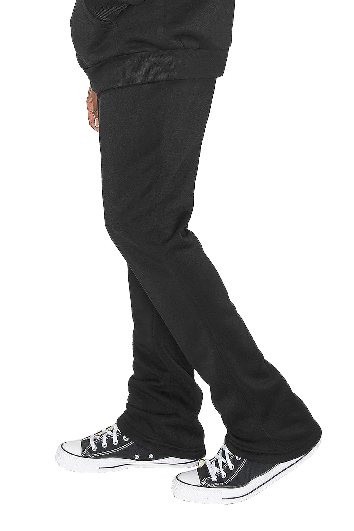 Men's Essential Flared Stacked Fleece Sweat Pants