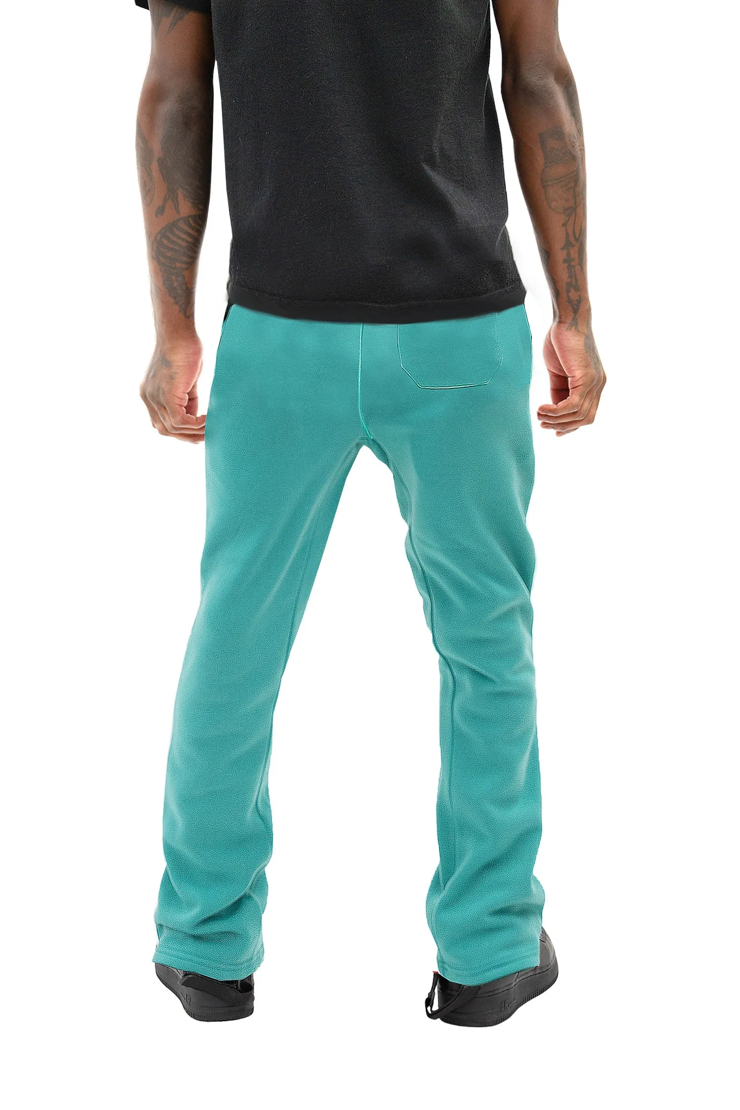 Men's Essential Flared Stacked Fleece Sweat Pants