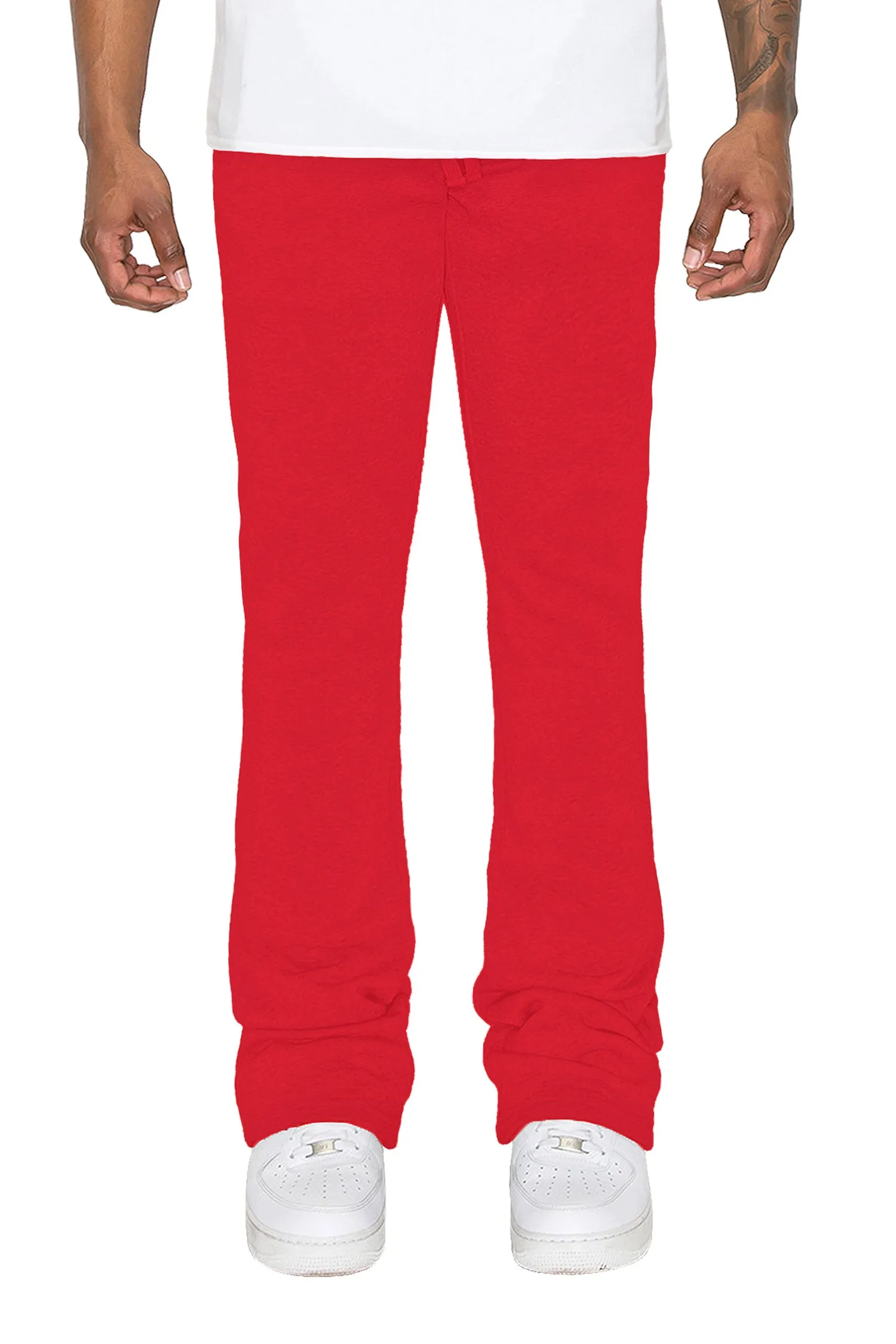Men's Essential Flared Stacked Fleece Sweat Pants