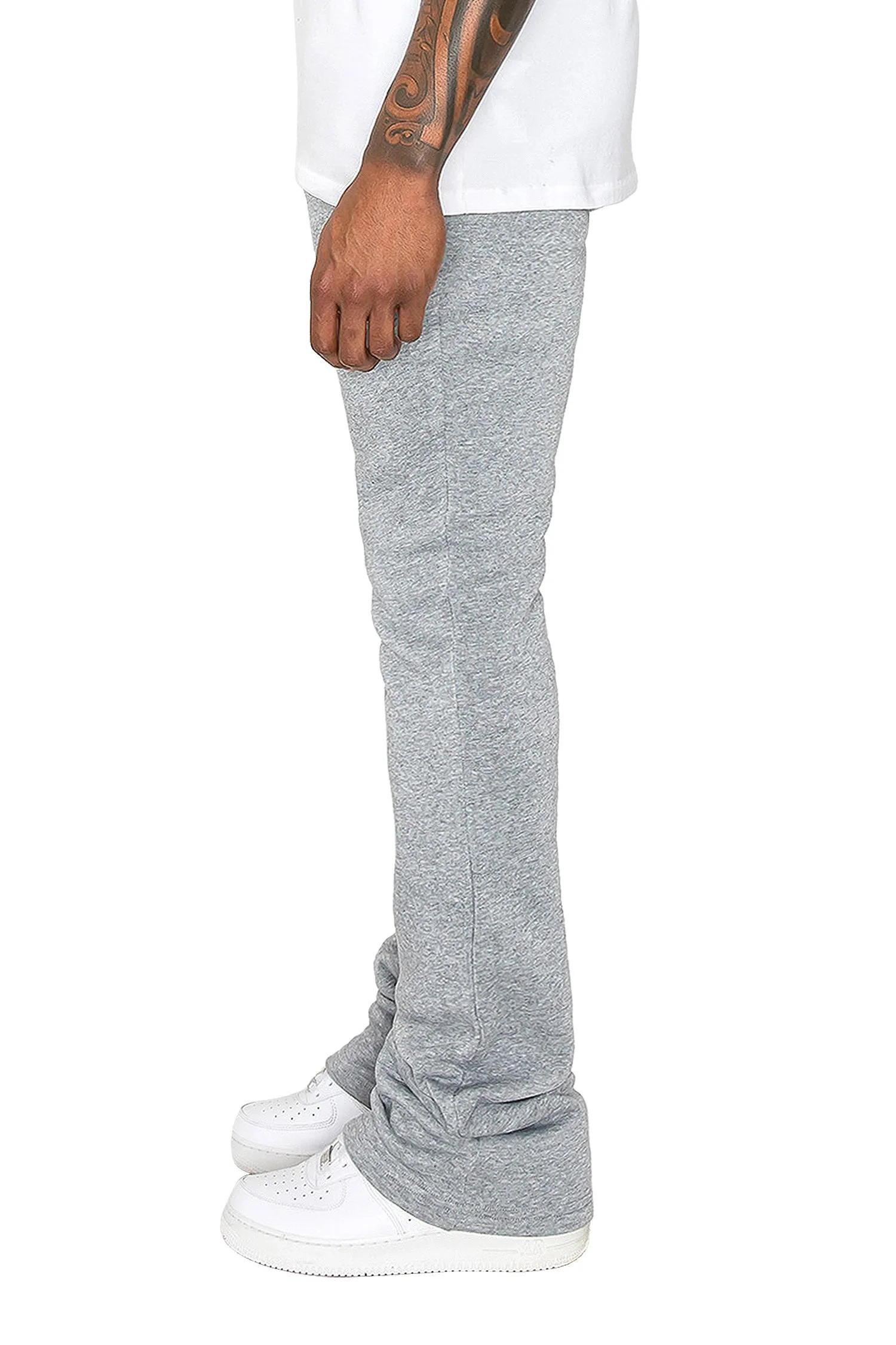 Men's Essential Flared Stacked Fleece Sweat Pants