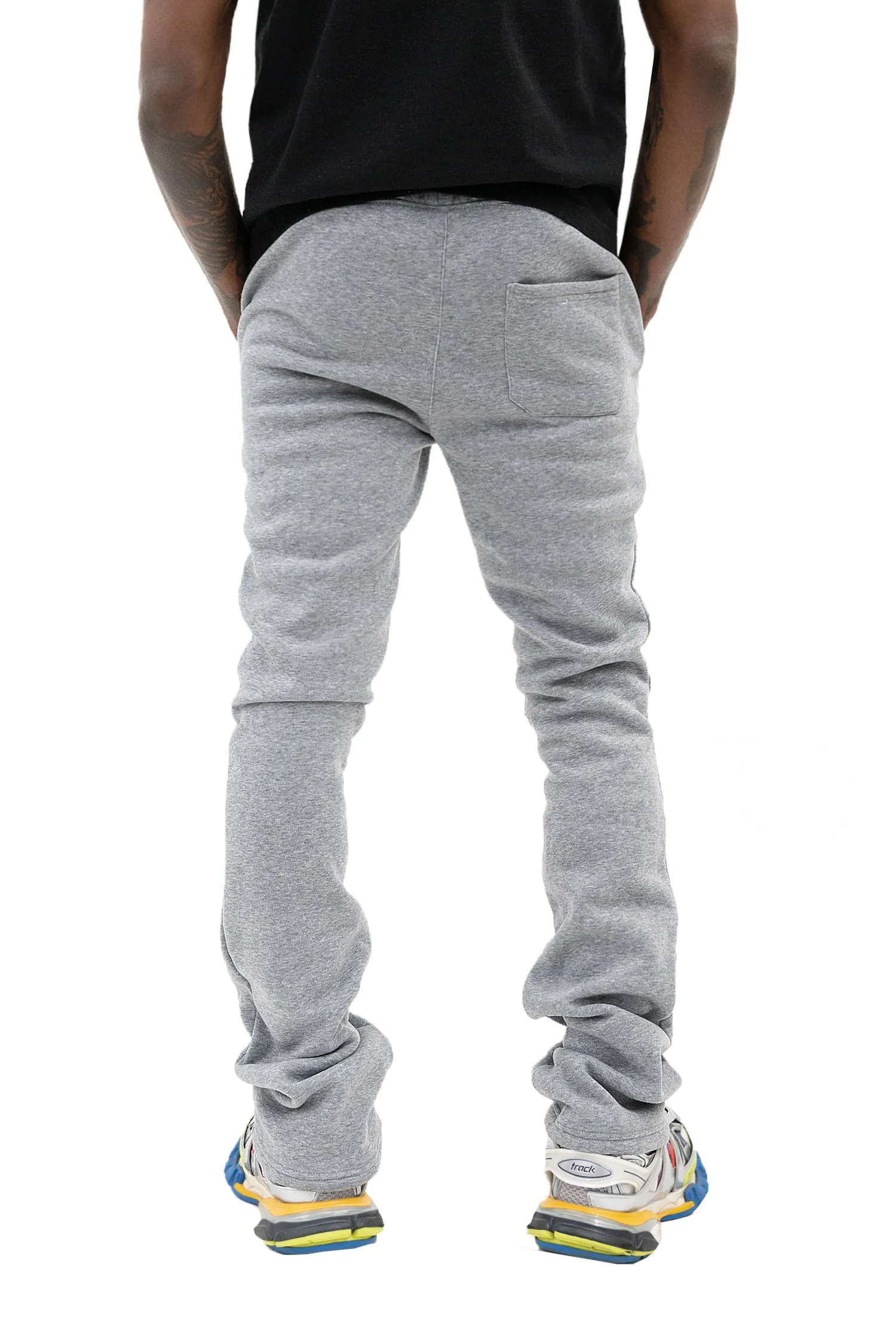 Men's Essential Flared Stacked Fleece Sweat Pants