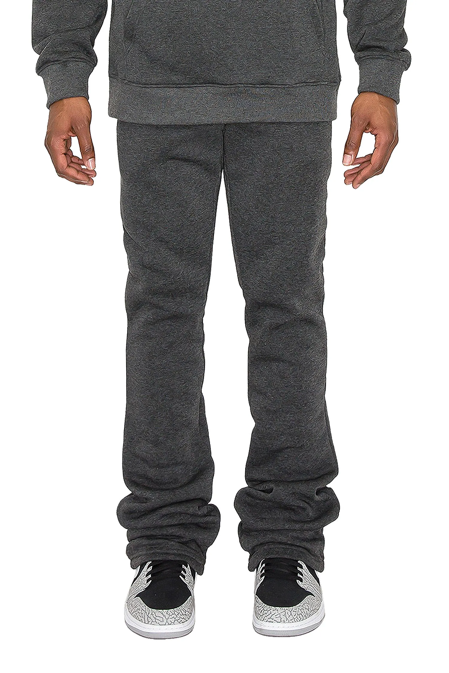 Men's Essential Flared Stacked Fleece Sweat Pants