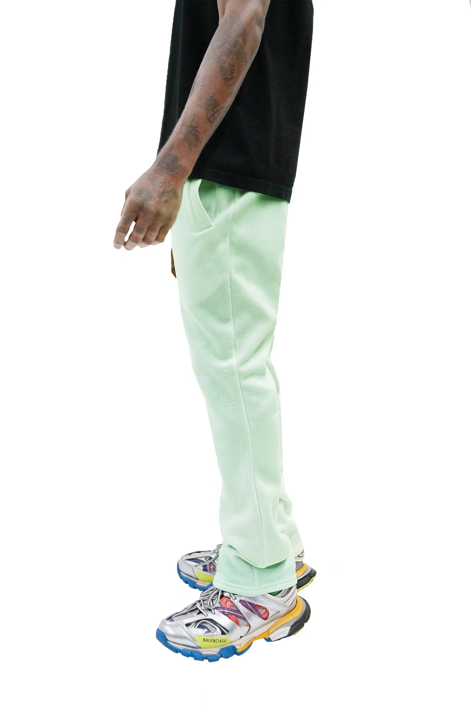 Men's Essential Flared Stacked Fleece Sweat Pants