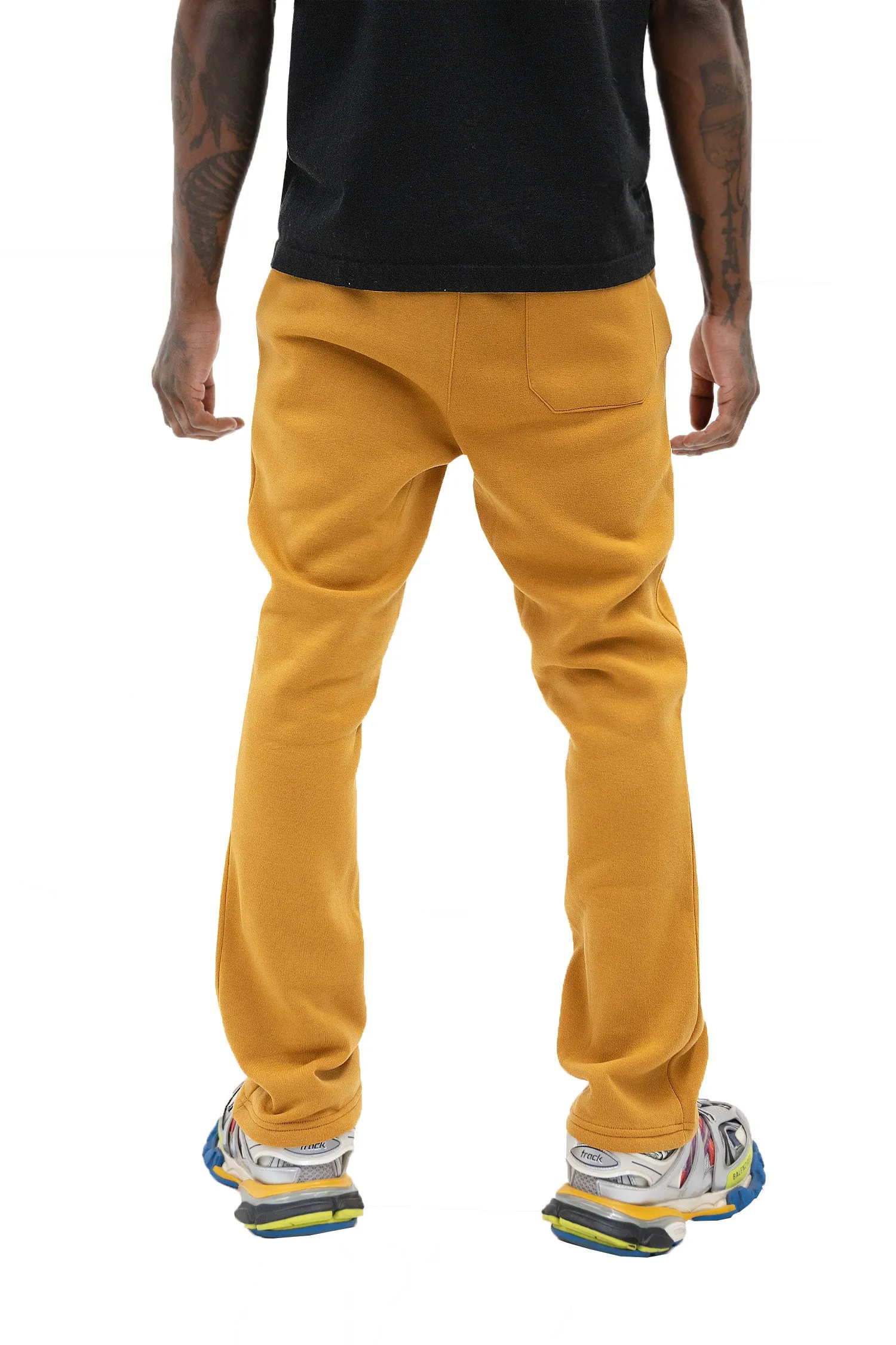 Men's Essential Flared Stacked Fleece Sweat Pants
