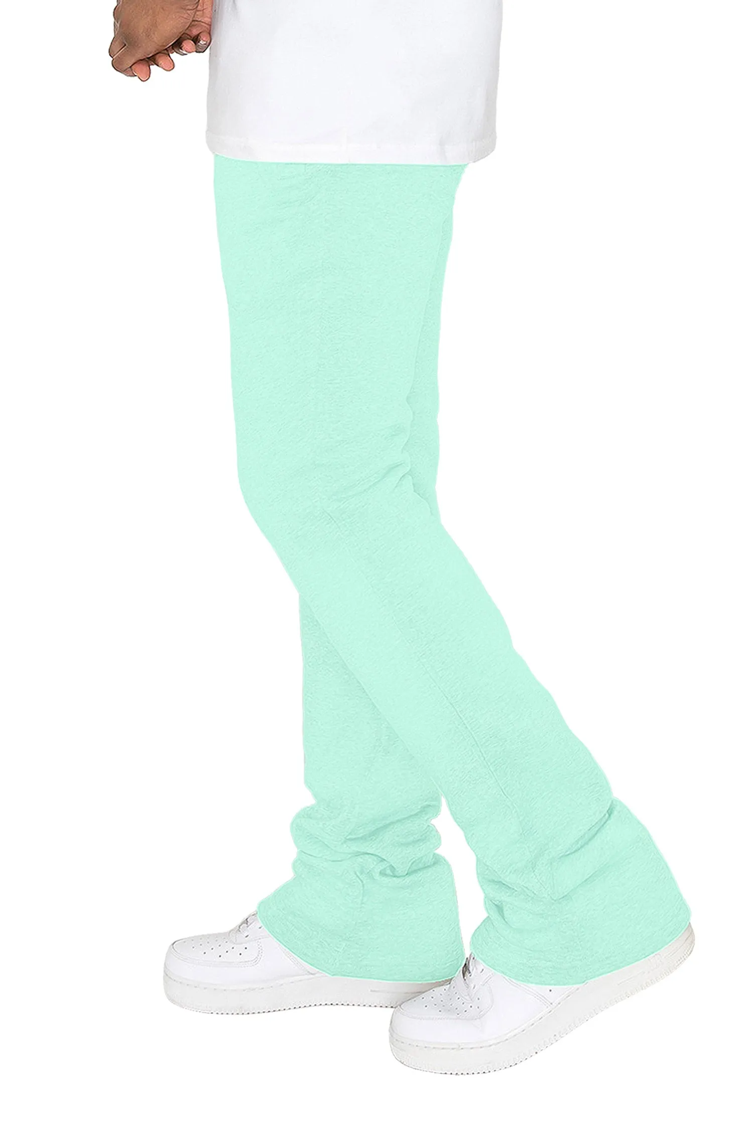 Men's Essential Flared Stacked Fleece Sweat Pants
