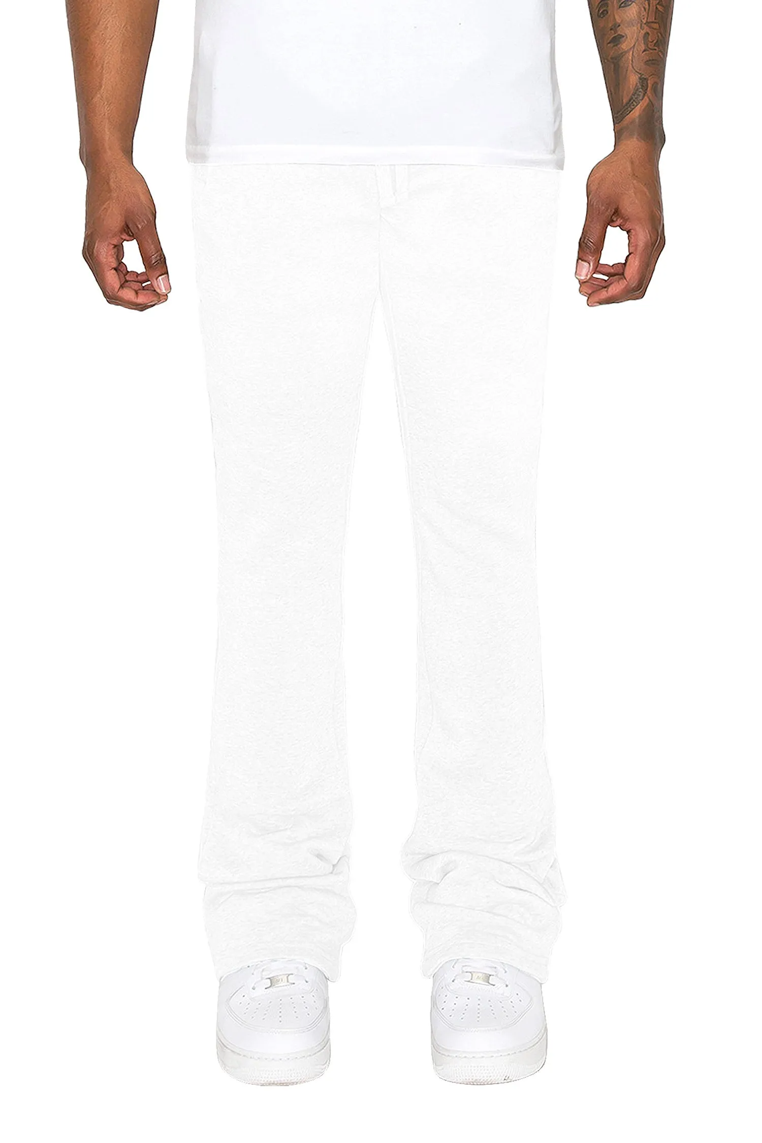 Men's Essential Flared Stacked Fleece Sweat Pants