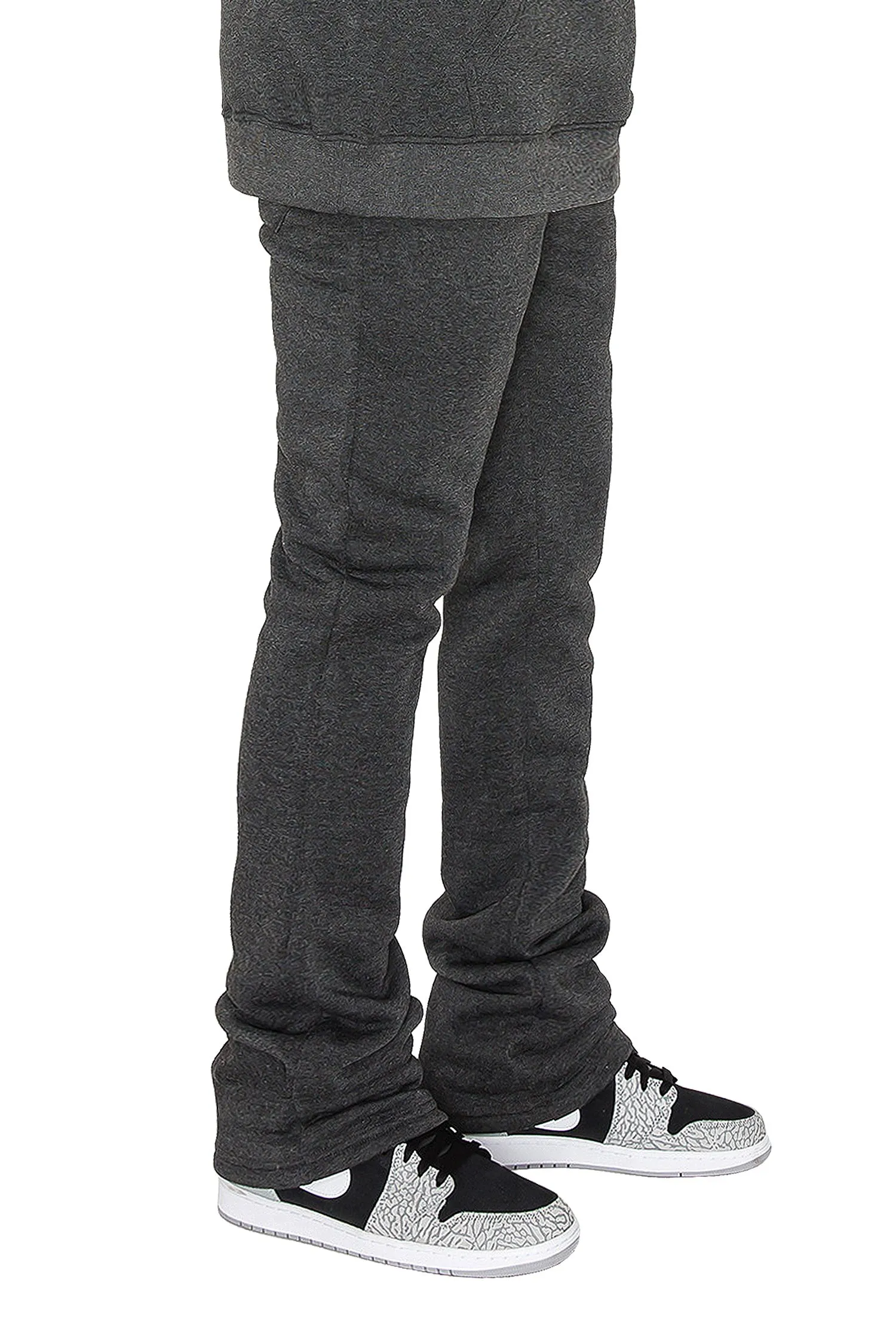 Men's Essential Flared Stacked Fleece Sweat Pants