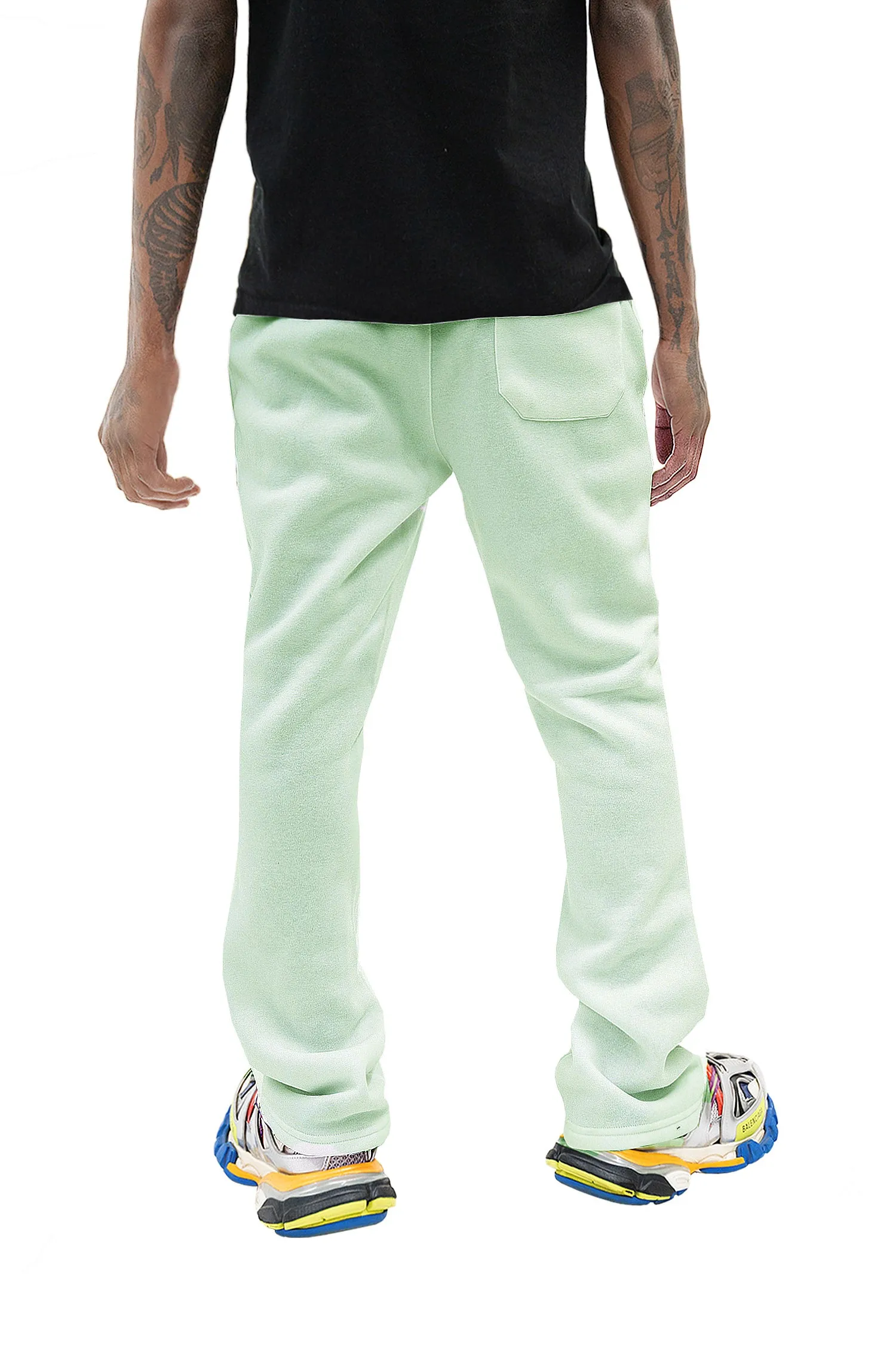 Men's Essential Flared Stacked Fleece Sweat Pants