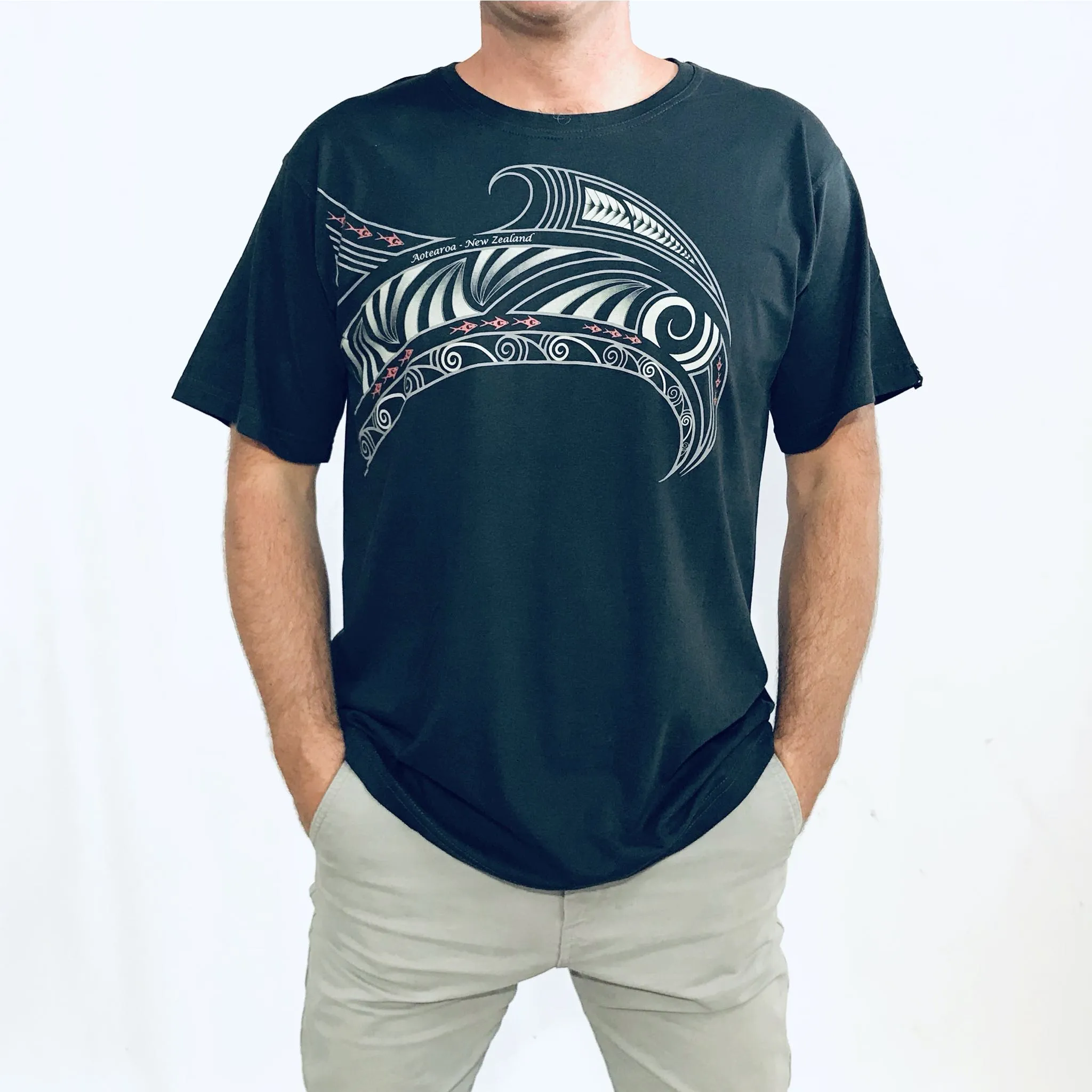 Mens New Zealand T Shirt - Mako Shark