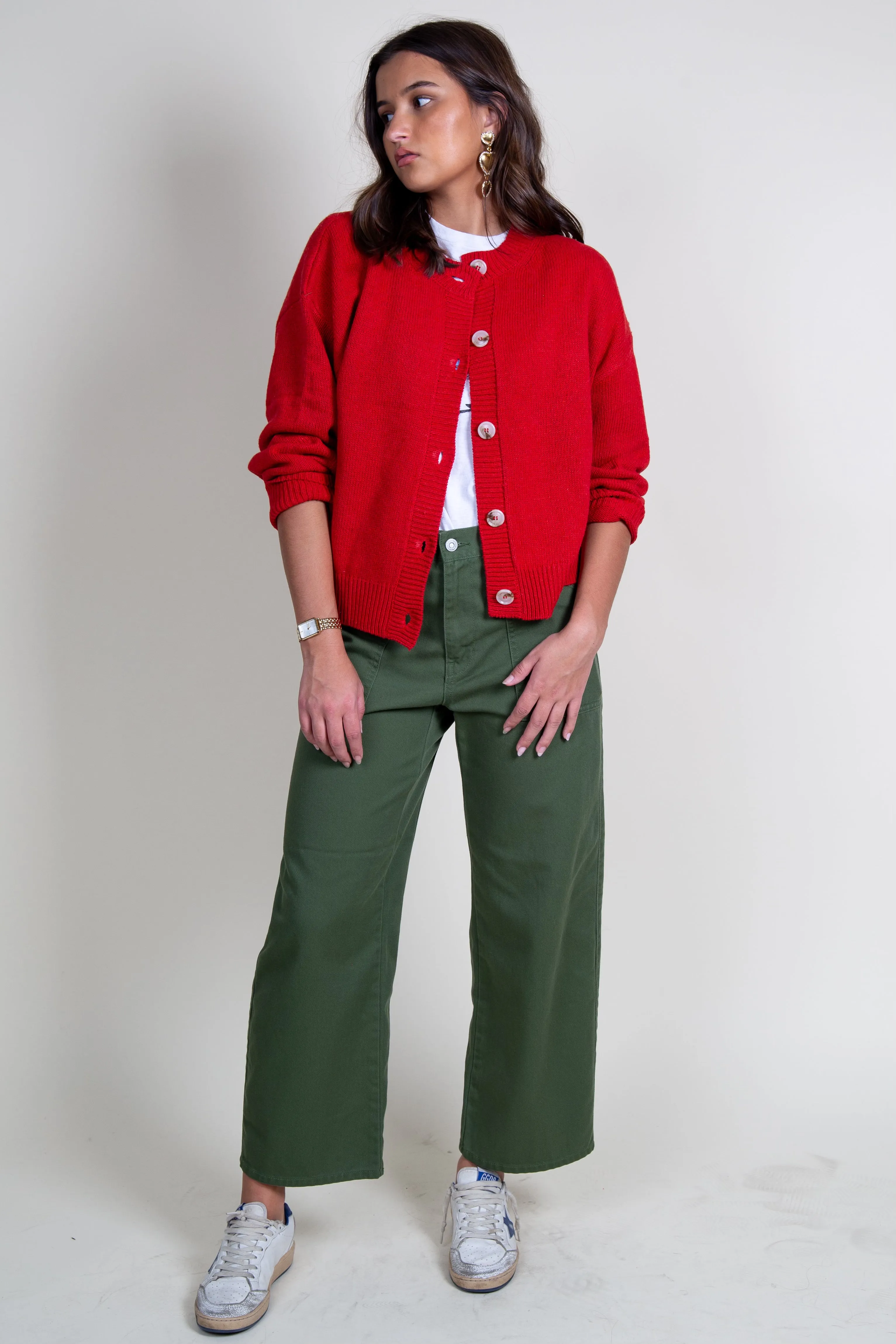 MOD REF | The Lucy Cardigan - Red