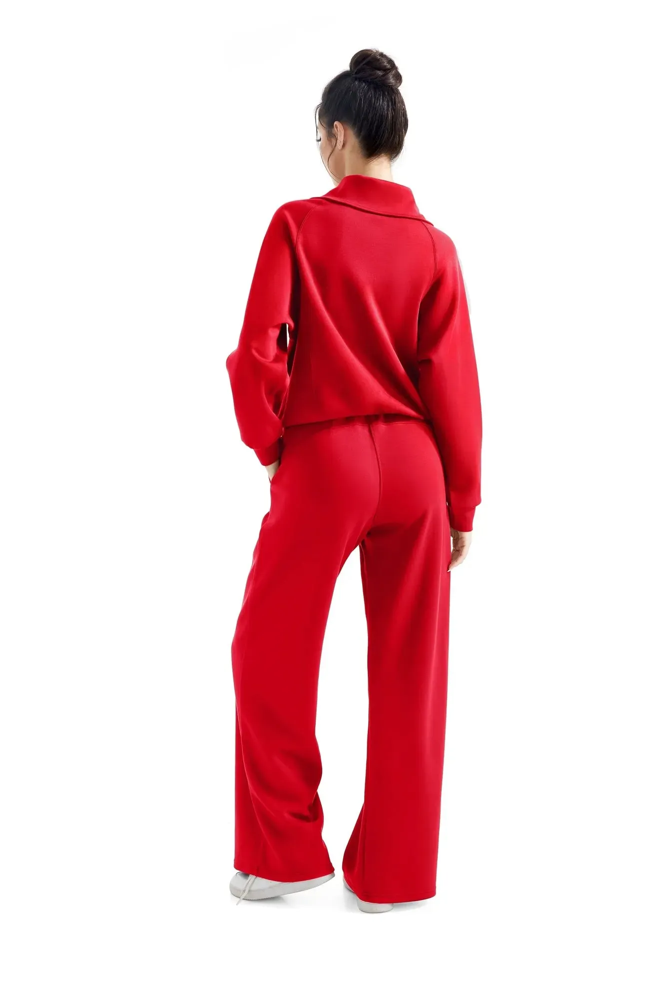 Modal Half Zip Collar Lounge Set