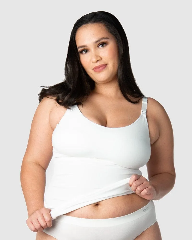 My Necessity Nursing Tank - White