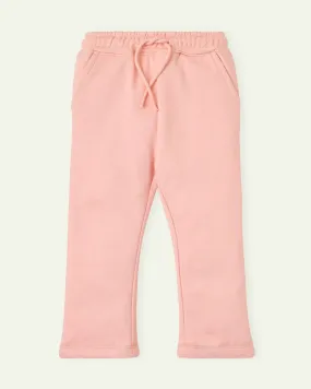 Peach Flared Sweatpants
