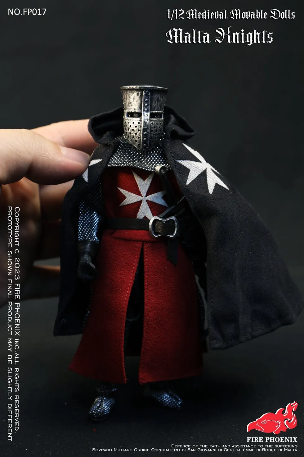 Pre-order 1/12 FIRE PHOENIX FP020 Malta Knights & Templar Knights Double Figure