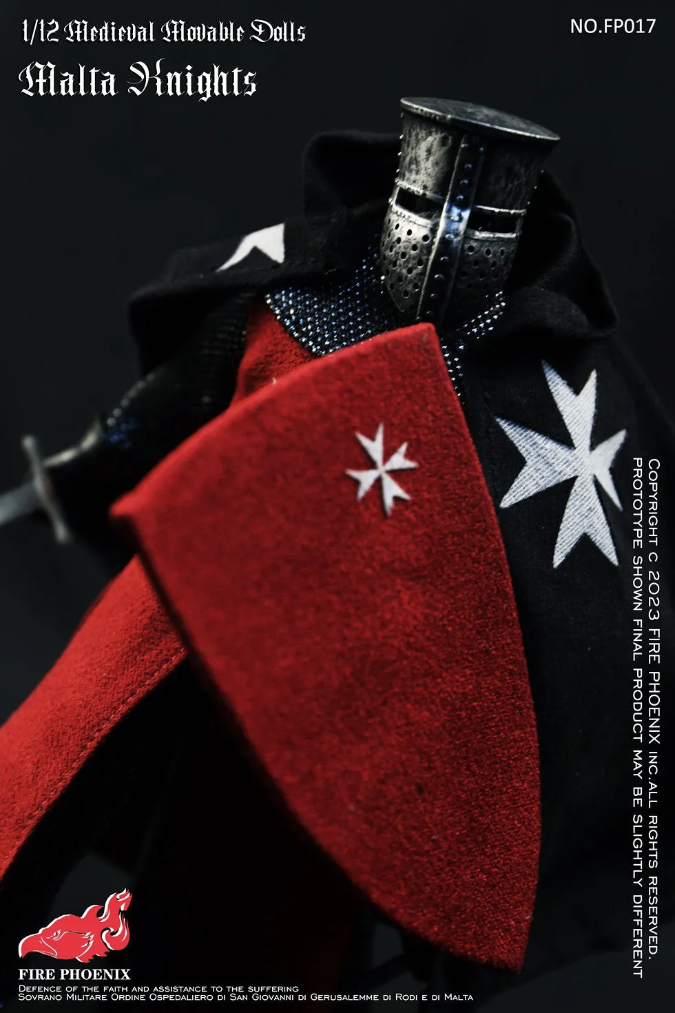 Pre-order 1/12 FIRE PHOENIX FP020 Malta Knights & Templar Knights Double Figure