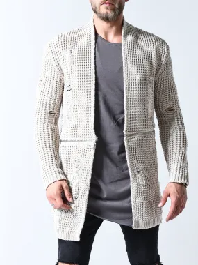 Repaired Cardigan w/ Zippers