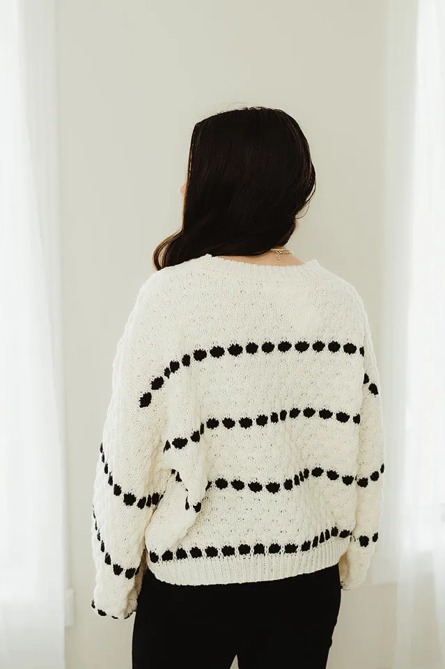 Stripe Oversized Sweater
