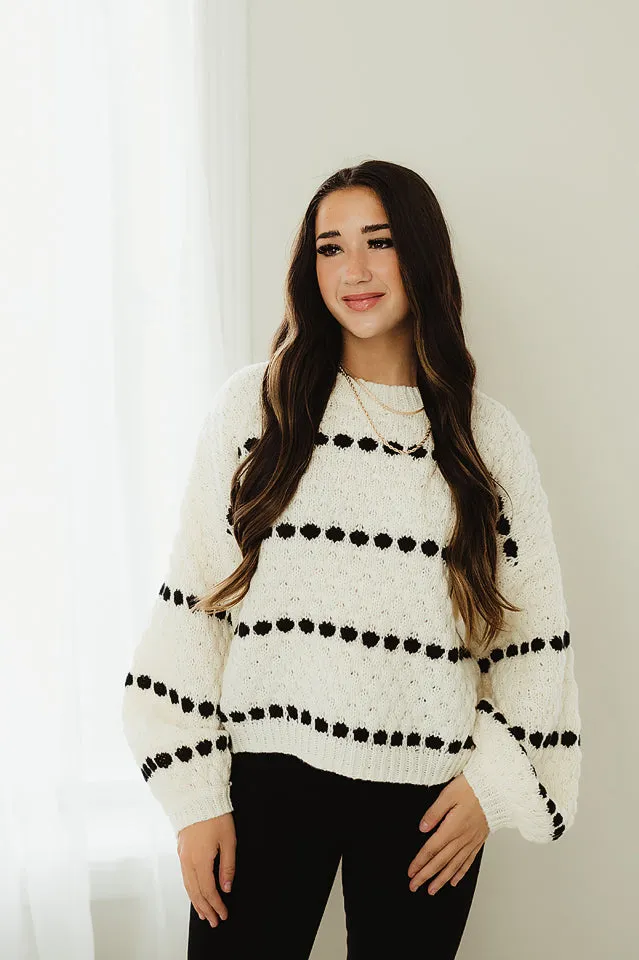 Stripe Oversized Sweater