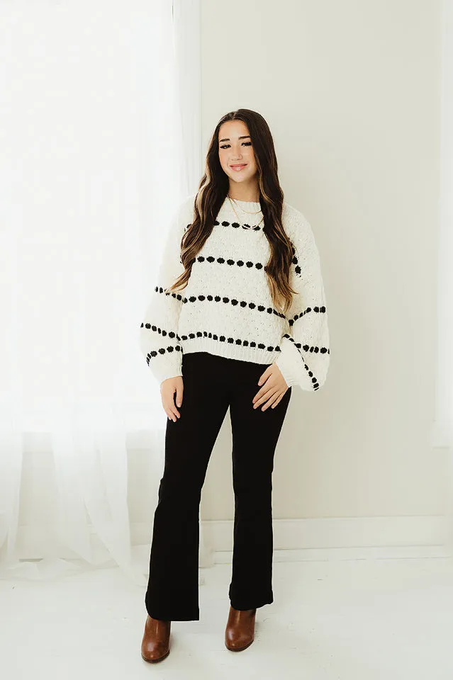 Stripe Oversized Sweater