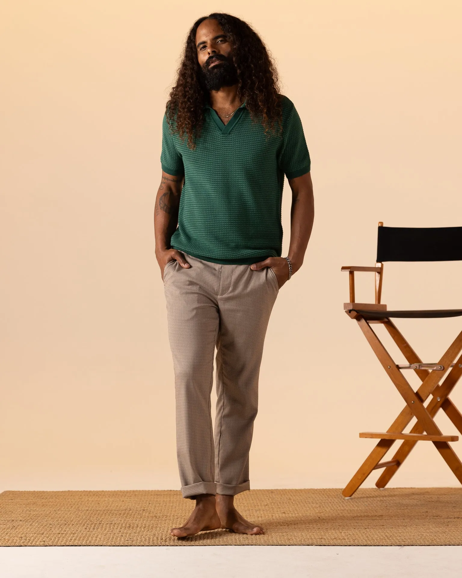The Palamos Knit Polo Shirt - Albero