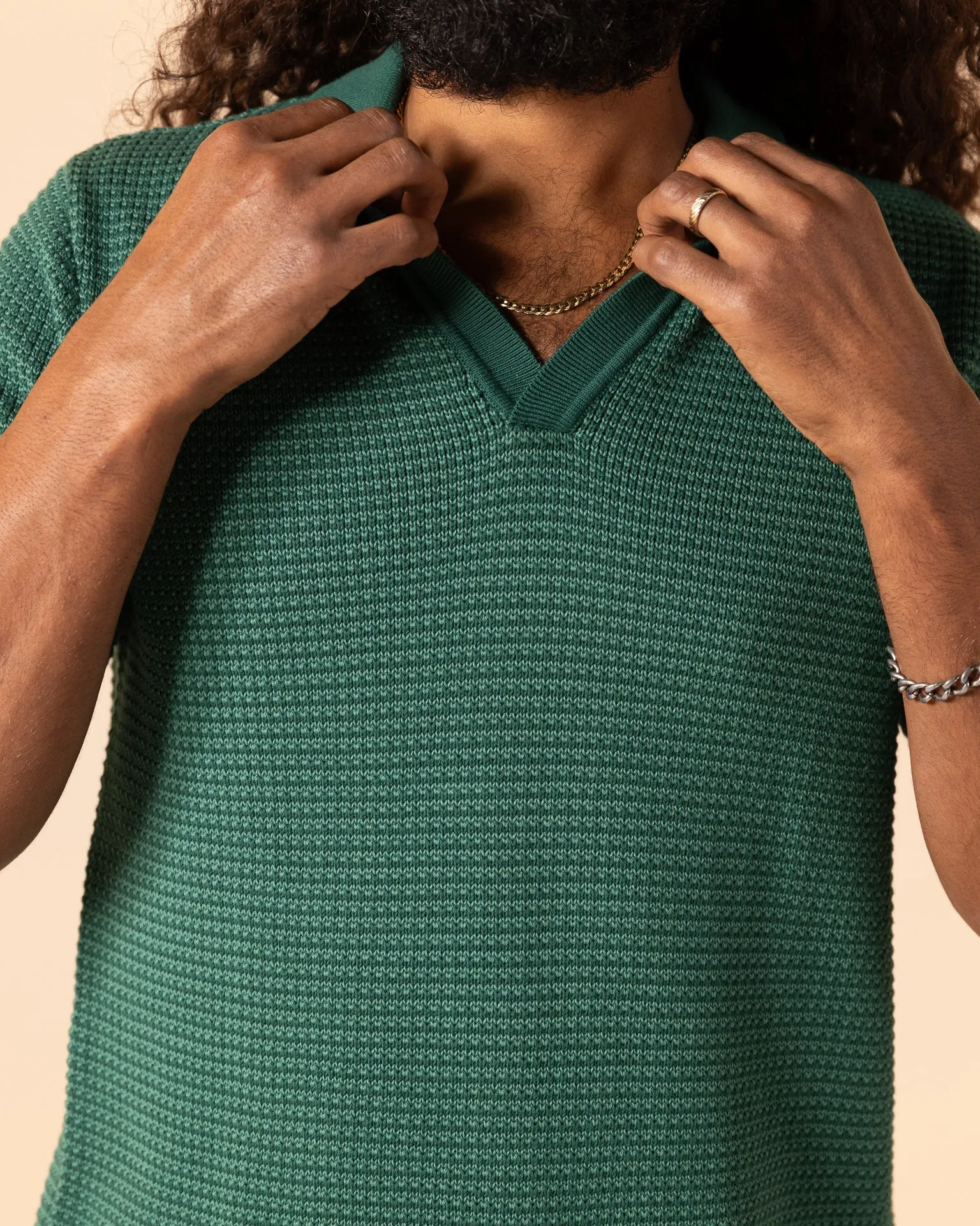 The Palamos Knit Polo Shirt - Albero