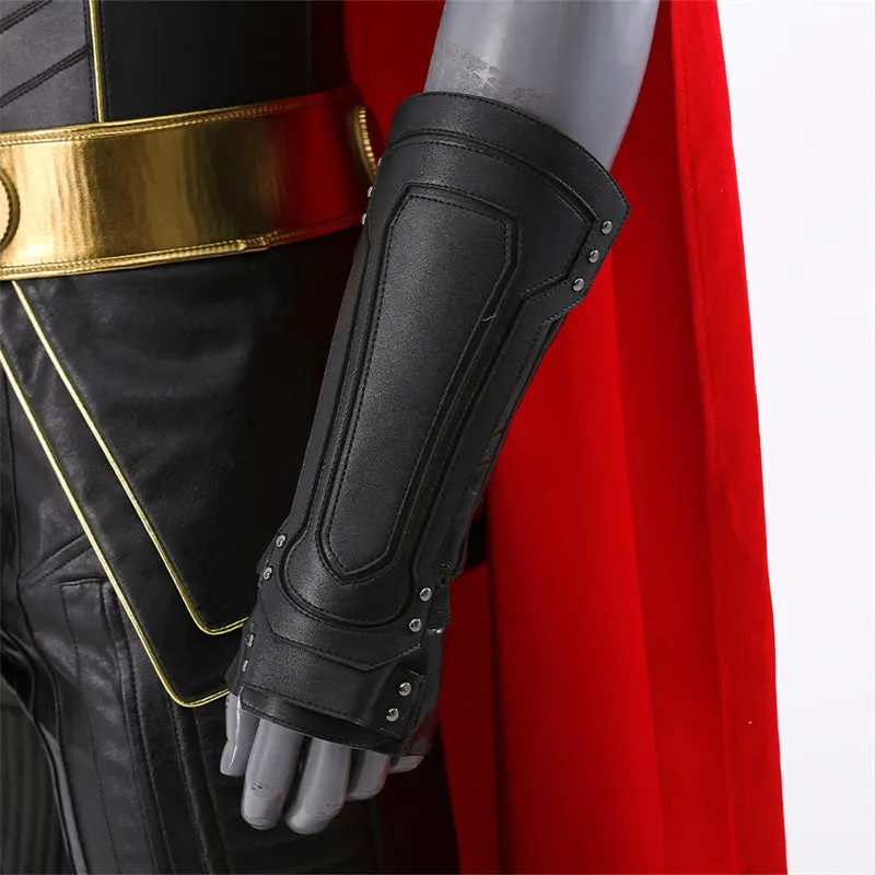 Thor Costume Thor Love and Thunder Costume Thor Black Suit With Fur Collar