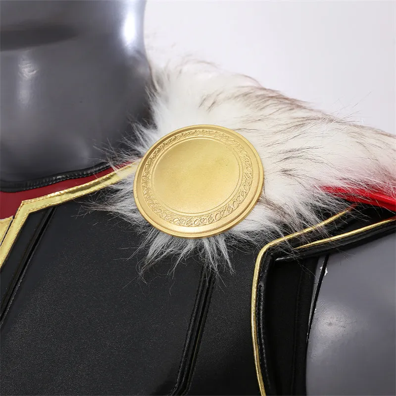 Thor Costume Thor Love and Thunder Costume Thor Black Suit With Fur Collar