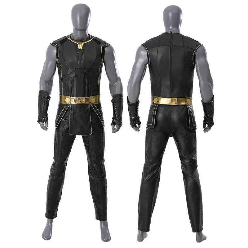 Thor Costume Thor Love and Thunder Costume Thor Black Suit With Fur Collar