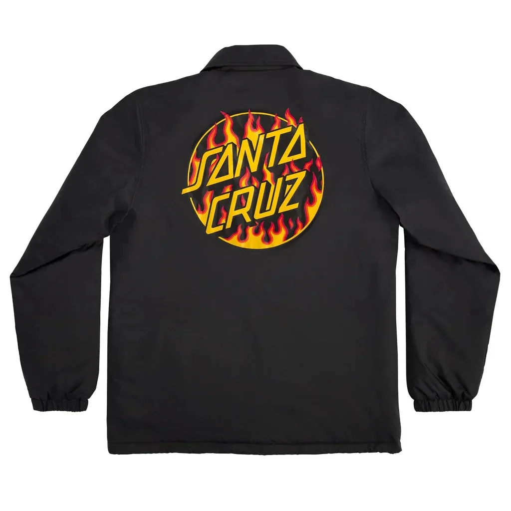 Thrasher x Santa Cruz Flame Dot Coaches Jacket