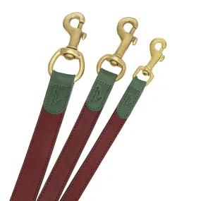 Walter Pink Italian Leather Designer Dog Lead