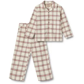 Wheat Eggshell Check Pyjamas Madison